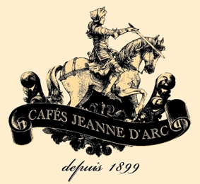 Logo of Les cafés Jeanne d'Arc, tea and coffee shop, one of the partners of la chasse au TrésOrléans